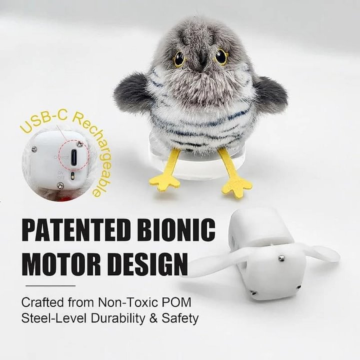 💥Second item 40% off🔥Rechargeable Flapping Bird Cat Toy