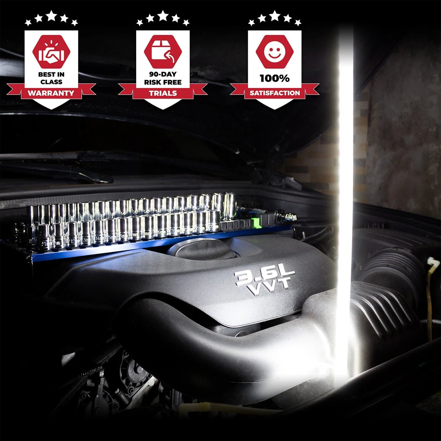 FlexPro LED Flashlight Stick-đExtra-long battery life-7 hoursâ