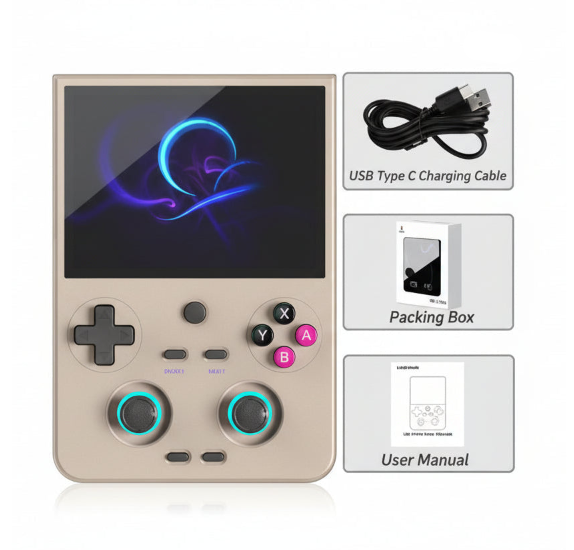 72%OFF🔥RG477V New Upgraded Portable Retro Game Console, supports ten emulators, ultra-high definition graphics, perfect gift