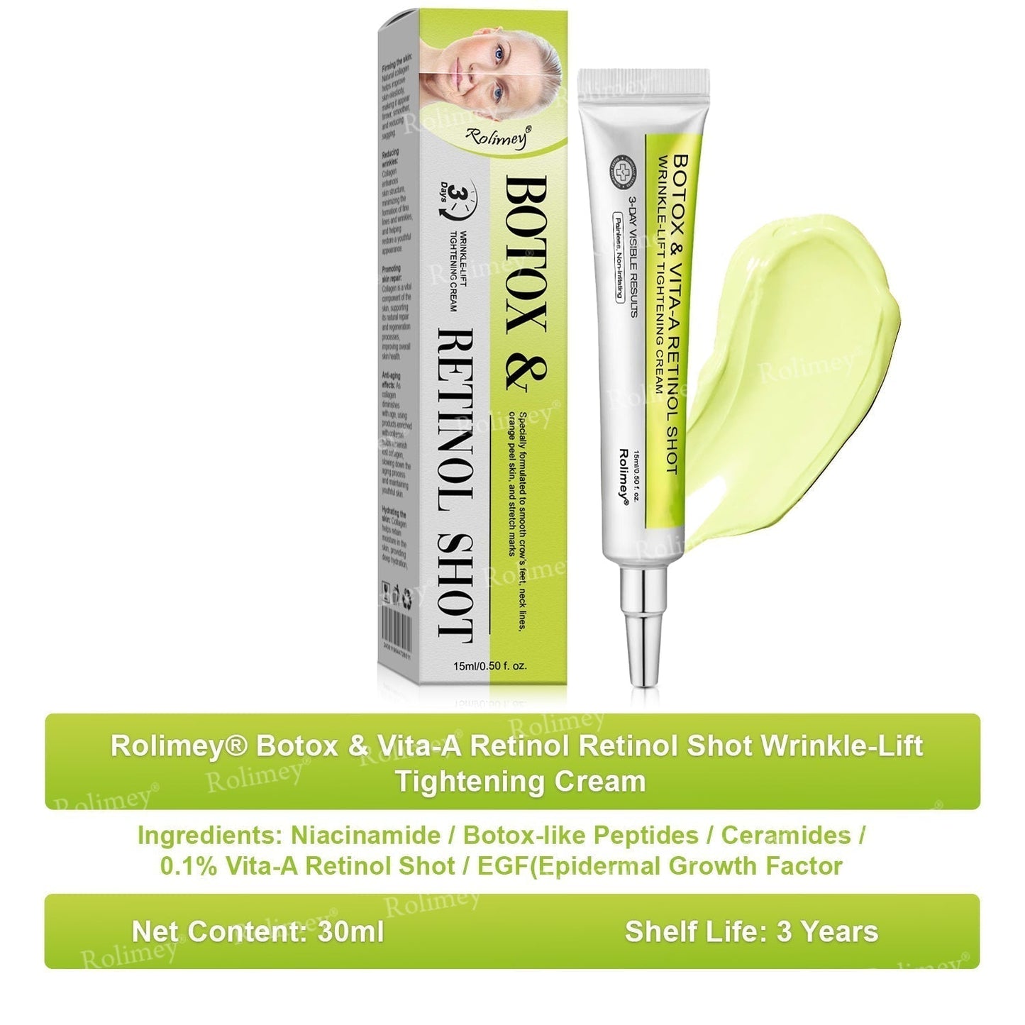👨‍⚕️Made and shipped from Australia💫 Botox & Vita-A Retinol Shot Wrinkle-Lift Tightening cream - Last Day Promotion 70% OFF