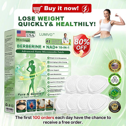 𝐎𝐟𝐟𝐢𝐜𝐢𝐚𝐥 𝐒𝐭𝐨𝐫𝐞 🇺🇸 |LUMIVO™ Moringa·Berberine × NAD+ 10-in-1 Nano Microneedle Patch – Daily, Visible Results in 7 Days ✅ For Weight, Skin, Diabetes & Joint Health 🗽