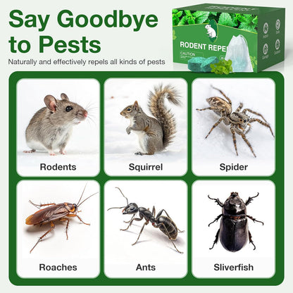 🐭🪳Mouse Rodent Repellent, 24 Pack Peppermint Oil Mouse Traps