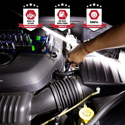 Bendable LED Flashlight Stick - 31" Flexible Design, 7-Hour Long Battery Life