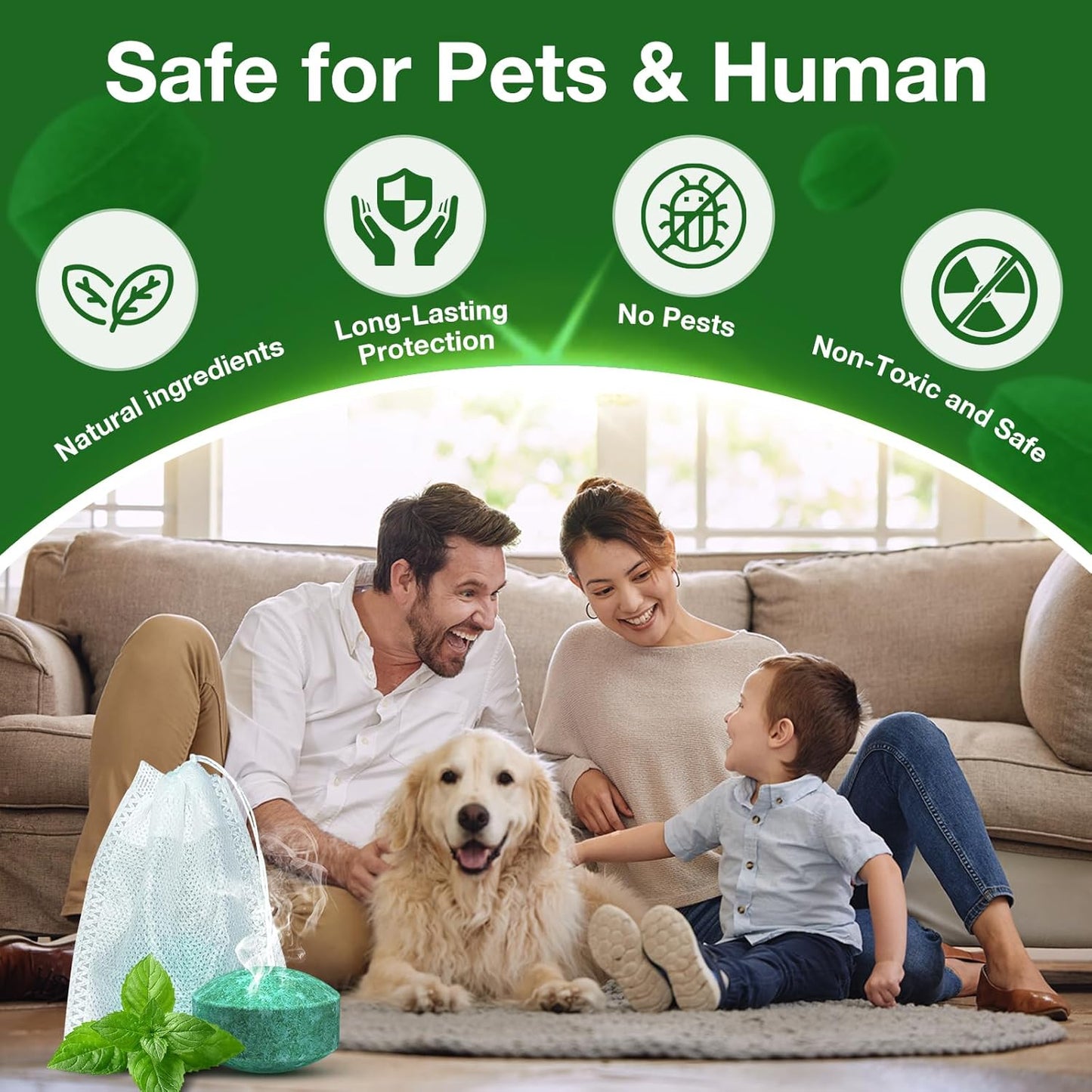 🐭🪳Mouse Rodent Repellent, 24 Pack Peppermint Oil Mouse Traps