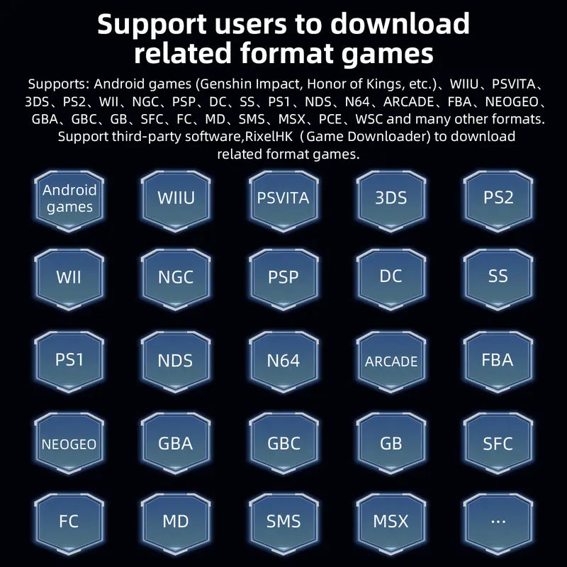 72%OFF🔥RG477V New Upgraded Portable Retro Game Console, supports ten emulators, ultra-high definition graphics, perfect gift