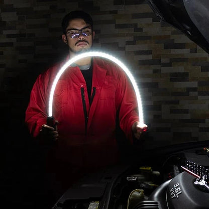 Bendable LED Flashlight Stick - 31" Flexible Design, 7-Hour Long Battery Life