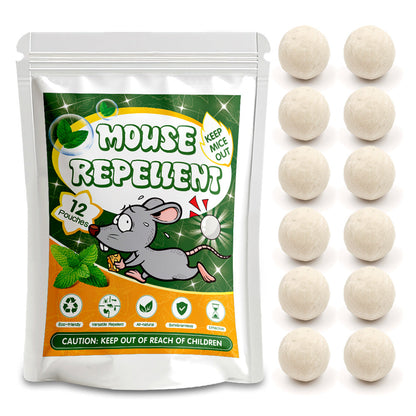 🐭🪳Mouse Rodent Repellent, 24 Pack Peppermint Oil Mouse Traps