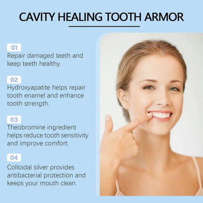 📢📢55 %  OFF !! ⏰Fluoride-Free Hydroxyapatite Tooth Armor Drops & Enamel Repair, Whitening & Fresh Breath