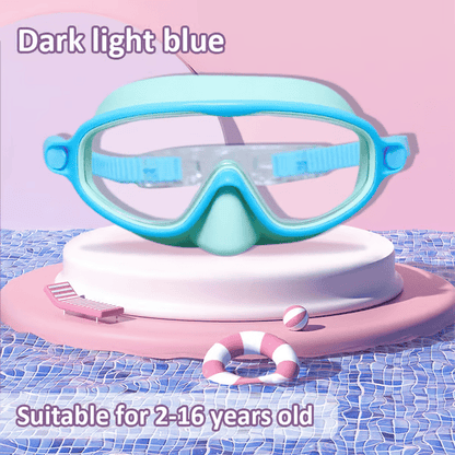 🏊‍♀️Last Day Buy 1 Get 1 Free🏊‍♀️-HD children's large frame waterproof and anti-fog swimming goggles