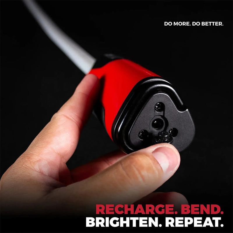 Bendable LED Flashlight Stick - 31" Flexible Design, 7-Hour Long Battery Life