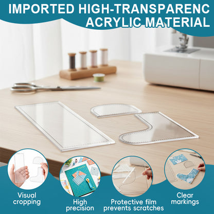 Aviator Hat Sewing Template Set - Winter Hats for Family - With Instructions