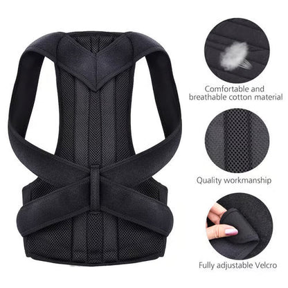 Pro-Posture Lumbar Vest: High-Back Support for Pain Relief