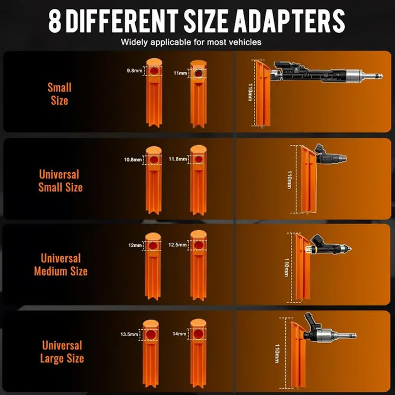 Professional 4-Mode Fuel Injector Tester & Cleaner Tool