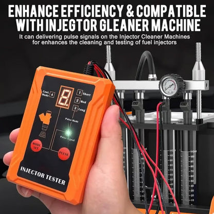 Professional 4-Mode Fuel Injector Tester & Cleaner Tool