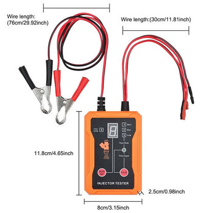 Professional 4-Mode Fuel Injector Tester & Cleaner Tool